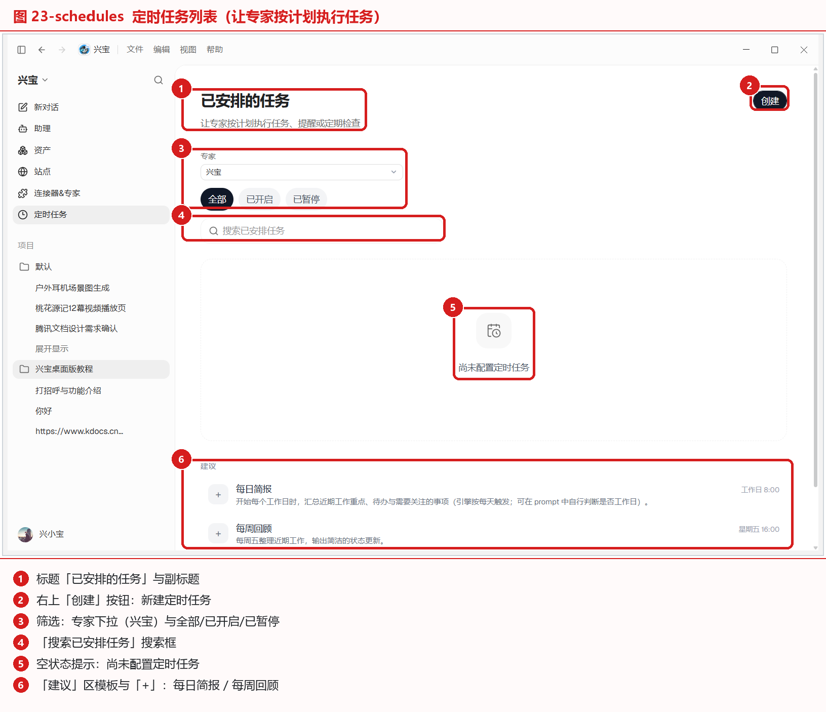 定时任务列表